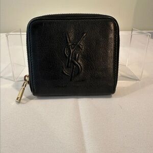 YSL Black Compact Wallet